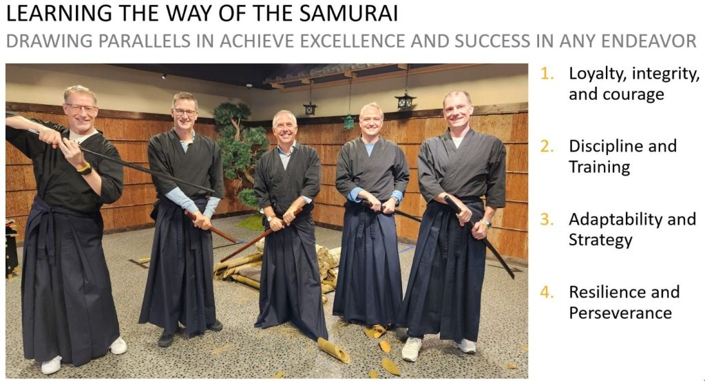 Learning the way of the Samurai